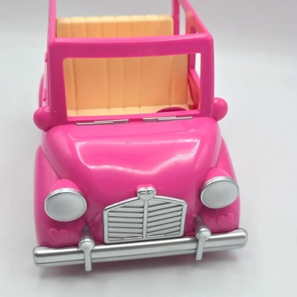 Li'l Woodzeez Pink Happy CAMP3R Breezy Buggy Car Toy